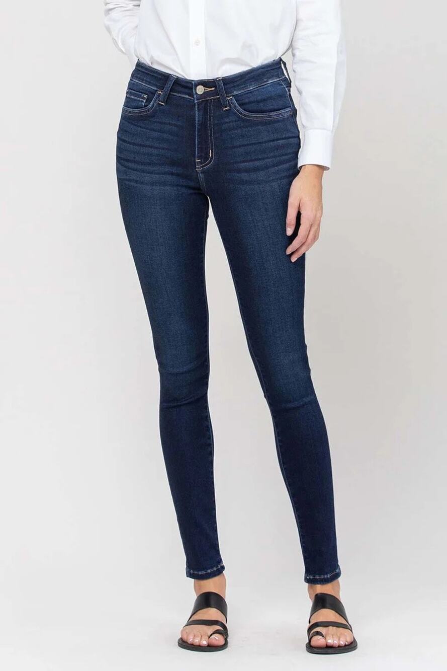 Flying Monkey | Women’s Sz 29 High Rise Skinny Ankle Jeans Dark Wash Casual